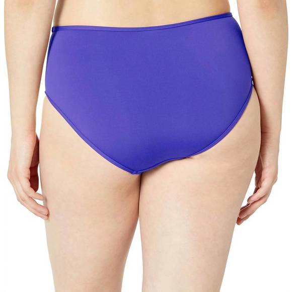 NEW SEAFOLLY petal edge mid rise bottom in reflex blue - Picture 2 of 2